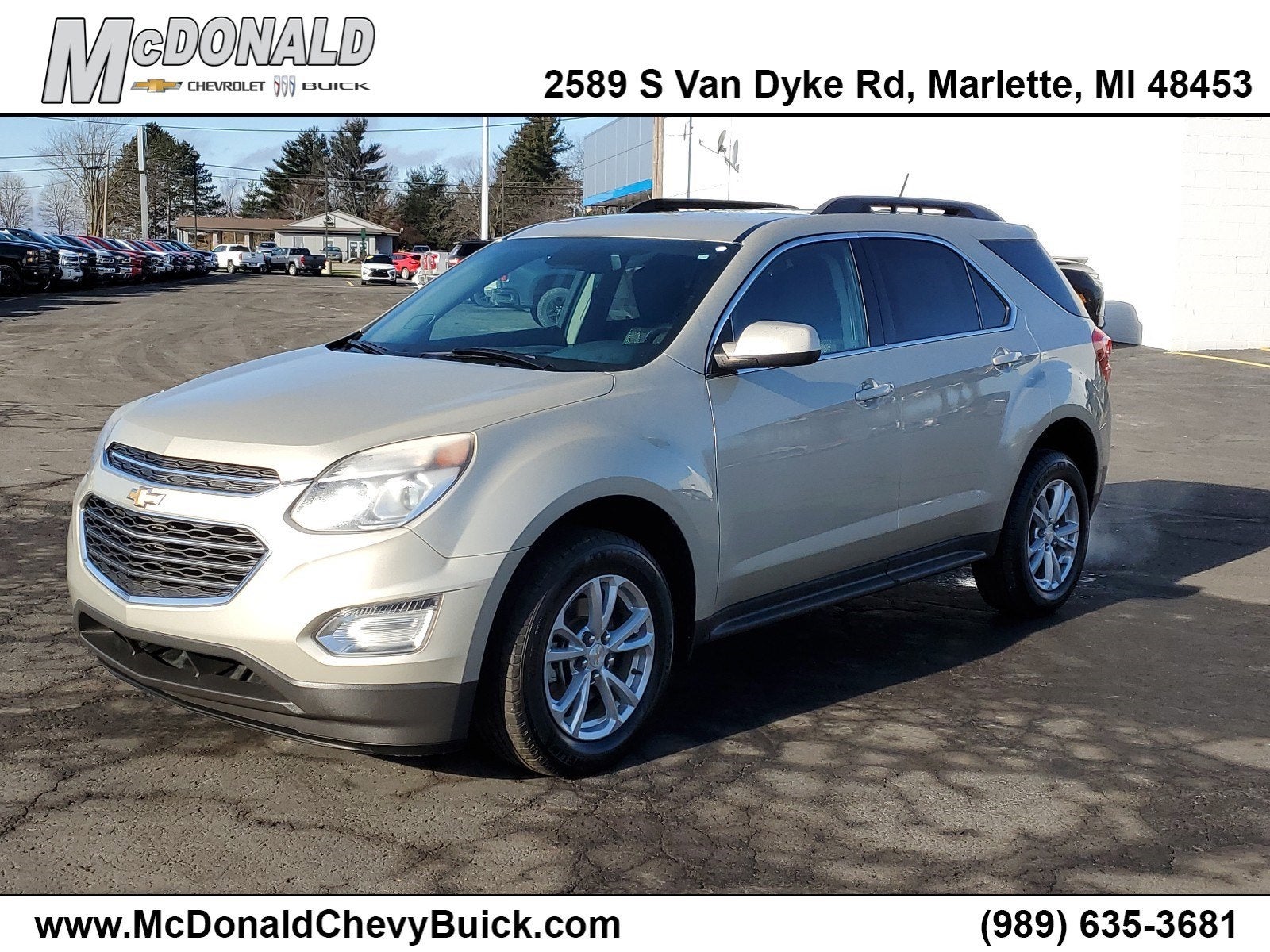 Used 2016 Chevrolet Equinox LT with VIN 1GNALCEK4GZ102079 for sale in Marlette, MI