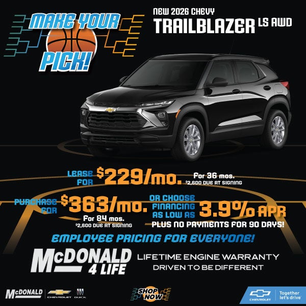 NEW 2026 CHEVY TRAILBLAZER