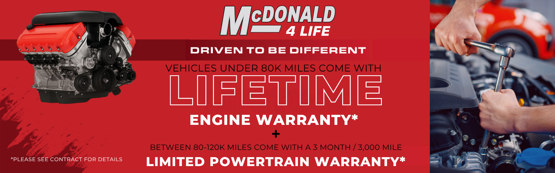 Lifetime Engine Warranty 